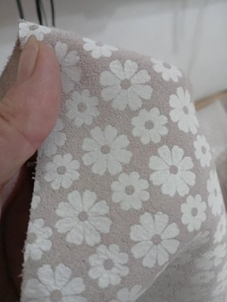 Retal de Piel Serraje Estampada