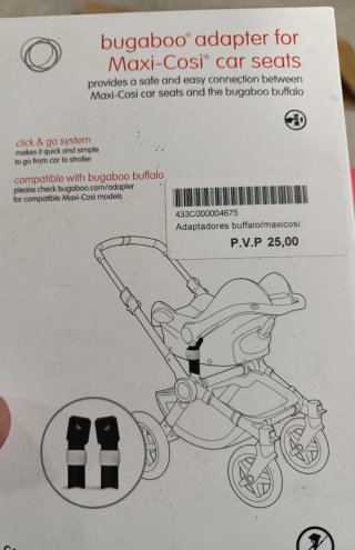 Adaptador Bugaboo Buffalo Maxi-Cosi