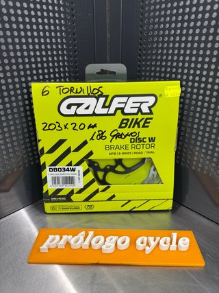 Disco de Freno Galfer 203mm 6 Tornillos db034w