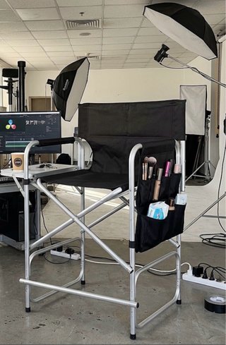 Silla Maquillaje Profesional Negra