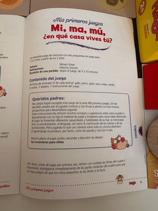 Juego de mesa infantil HABA Hallo Kuh