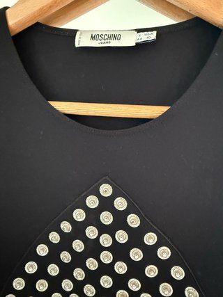 Top Negro Vintage Moschino