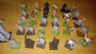 Warhammer Fantasy Caos Bárbaros Miniaturas