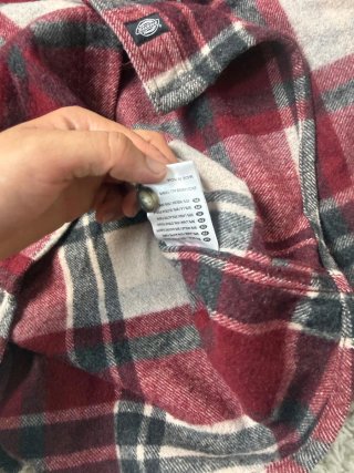 Talla L Sobrecamisa de cuadros Dickies
