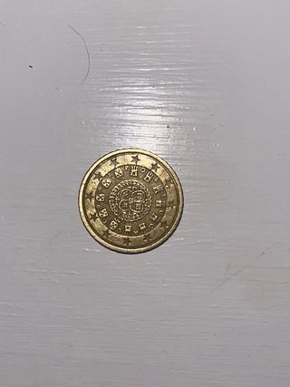 Moneda de 50 céntimos Portugal 2002
