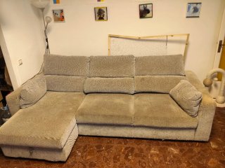 Sofá cama de tres piezas