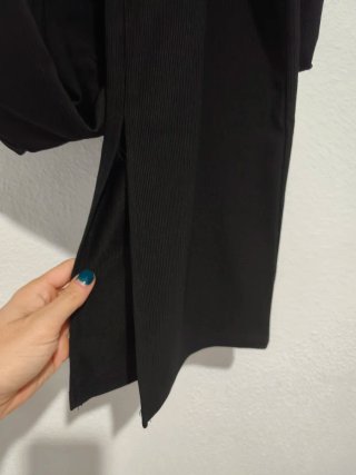 Pantalón negro vestir acampanado Talla XS