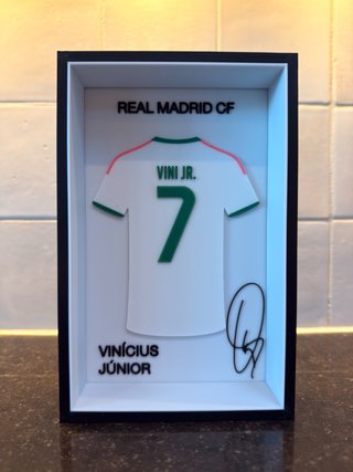Cuadro 3D Camiseta Fútbol / NBA Personalizable