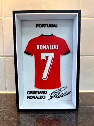 Cuadro 3D Camiseta Fútbol / NBA Personalizable