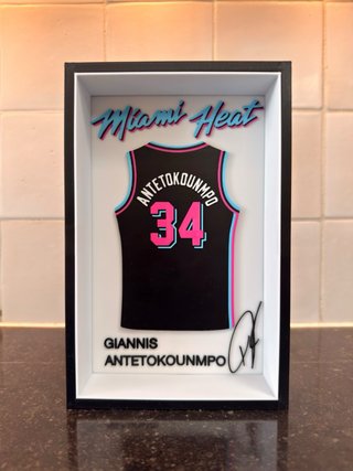 Cuadro 3D Camiseta Fútbol / NBA Personalizable