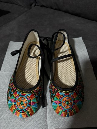 Bailarinas Veowalk Bordadas Talla 38