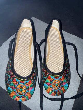 Bailarinas Veowalk Bordadas Talla 38