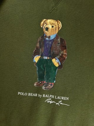 Sweater Polo Bear by Polo Ralph Lauren Men L Dark