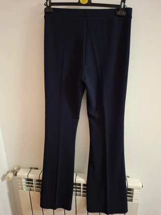 Pantalón de campana azul marino