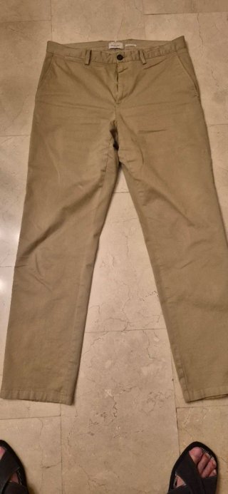 Pantalón chino Emidio Tucci beige Regular Fit