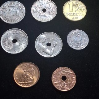 Lote de 8 Monedas de la/s República Española