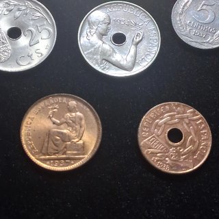 Lote de 8 Monedas de la/s República Española