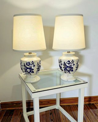 Set de 2 Lámparas de Mesa Cerámica