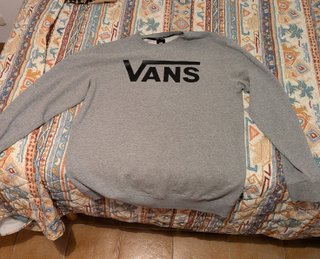 Sudadera Vans Gris Logo