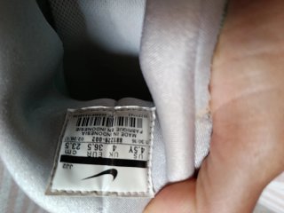 Zapatillas Nike Air Turquesa y Blancas