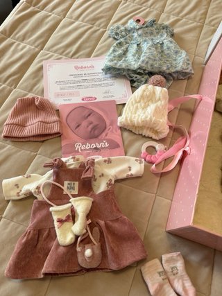Muñeca Reborn Llorens con Accesorios