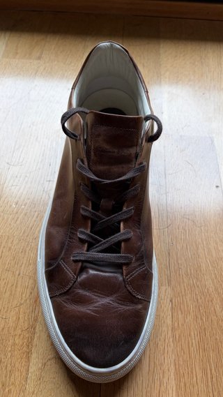 Zapatillas vestir Massimo Dutti Marrón