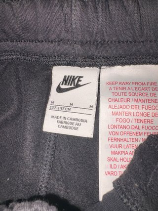 Pantalón Chándal Nike Negro Talla M