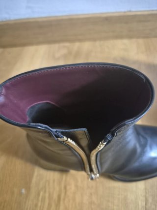 Botines Negros L’Amour París Talla 36 de Piel