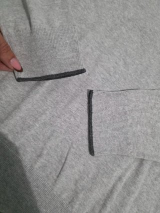 Jersey Cortefiel cuello alto gris