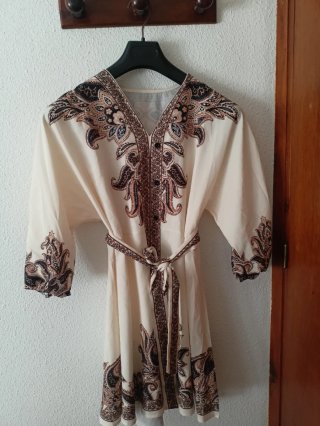 Vestido Caftán, Estilo Boho - Shein. Talla 38