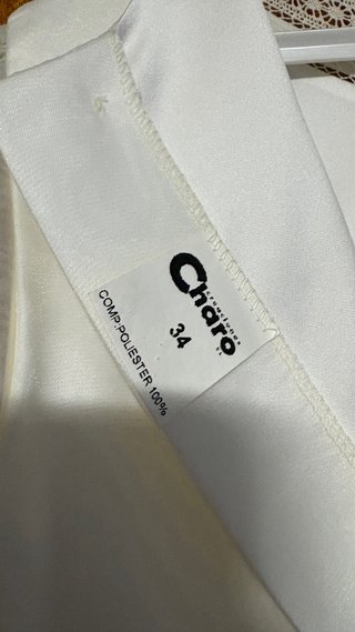 Vestido de Comunión Blanco y Rosa Talla 34