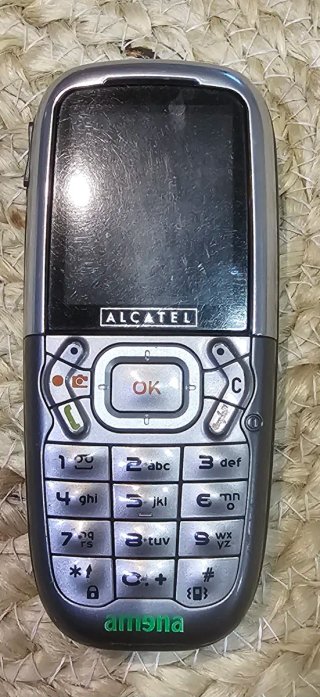 Teléfono Móvil Retro Alcatel Gris Plata