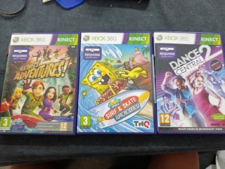 Pack Kinect Adventures + Dance Central 2 + bob esp