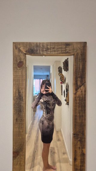 Vestido de fiesta pedrería