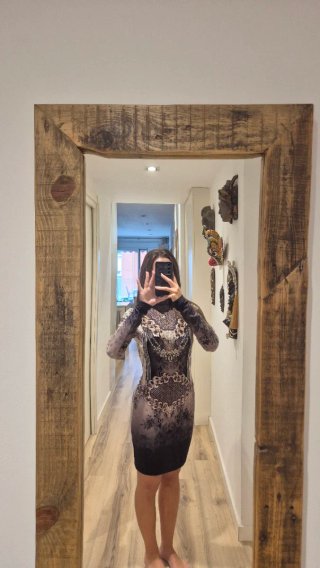 Vestido de fiesta pedrería