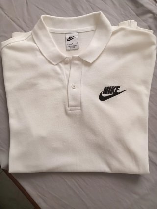 Polo Nike Blanco Talla M Hombre Nuevo