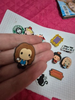 Set 16 Ciondoli per Scarpe Tema Friends