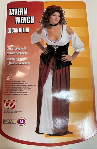 Disfraz Medieval Locandiera Talla M