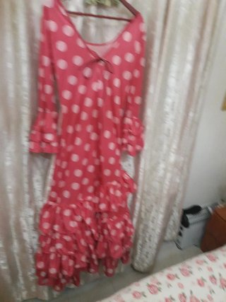 Vestido Flamenco Lunares Talla Única