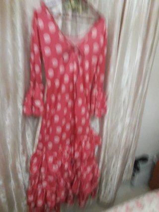 Vestido Flamenco Lunares Talla Única