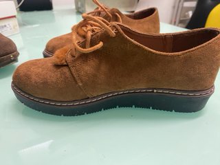 Botines ante pelo camel talla 37