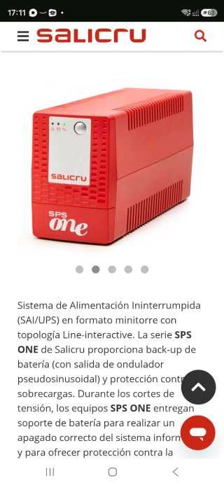 Salicru SAI/UPS SPS ONE Line-interactive