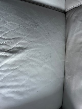 2 Sofás Natuzzi Piel Blanca