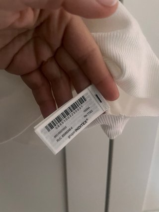 Jersey sin mangas Zara blanco