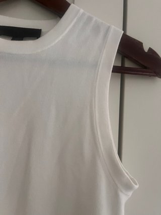 Jersey sin mangas Zara blanco
