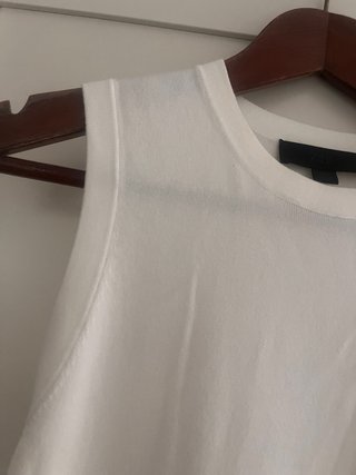 Jersey sin mangas Zara blanco