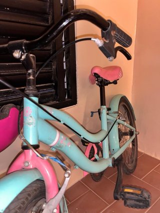 Bicicleta Niña Celeste y Rosa