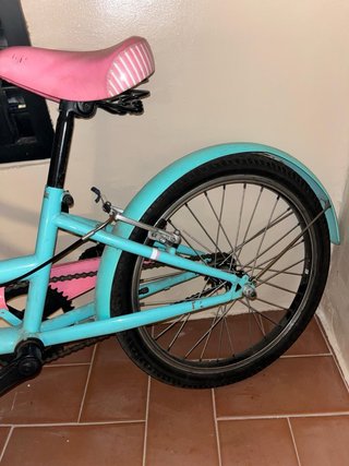Bicicleta Niña Celeste y Rosa
