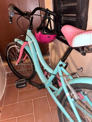 Bicicleta Niña Celeste y Rosa
