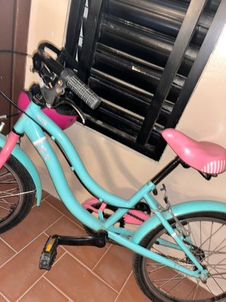 Bicicleta Niña Celeste y Rosa